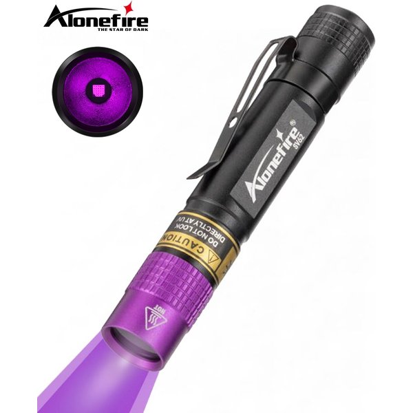 SV62 3W UV 365nm LED Taschenlampe AAA Mini Stift Uv Taschenlampe Geld Marker Erz Haustier Urin Fleck Skorpion schwarz Licht Detektor
