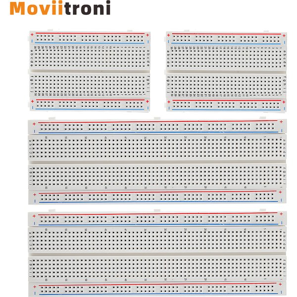 Prototype de MB-102 de planche à pain sans soudure, cavalier universel de carte PCB, essai de Dupont jxBoard 400 / 830