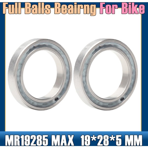 Roulement à billes MR19285-2RS pour moyeu de vélo 19x28x5mm, 2 pièces, ABEC-3 19285 RS, pour moyeu avant et arrière