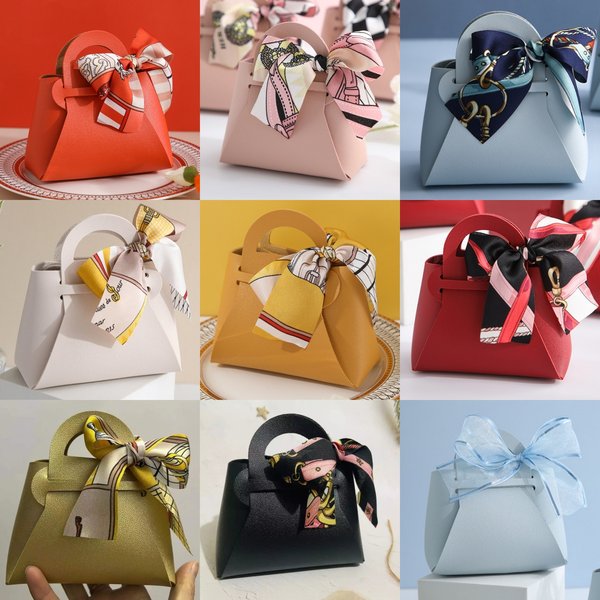 40 Stück rosa blaue Leder-Süßigkeitstüten für Hochzeit, Babyparty, Gastgeschenk, Verpackungsbeutel mit Band, Verteilerungen, Party-Geschenkbox