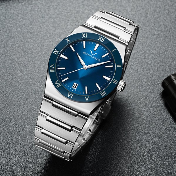 Specht & Söhne Neue Heiße Verkauf Herren Uhren 38MM Japan Quarz Armbanduhren Edelstahl Uhr Relogio Masculino Wasserdicht