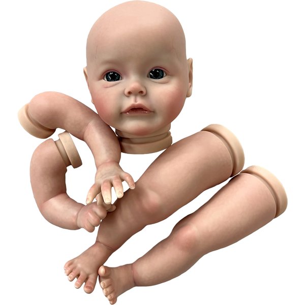 18 Zoll Sue-Sue gemalt Bebe Reborn Kits hand gefertigte 3D Bebe Neugeborenen Puppe Kits Kit de Reborn Pintar Unmontage wieder geborene Baby puppe