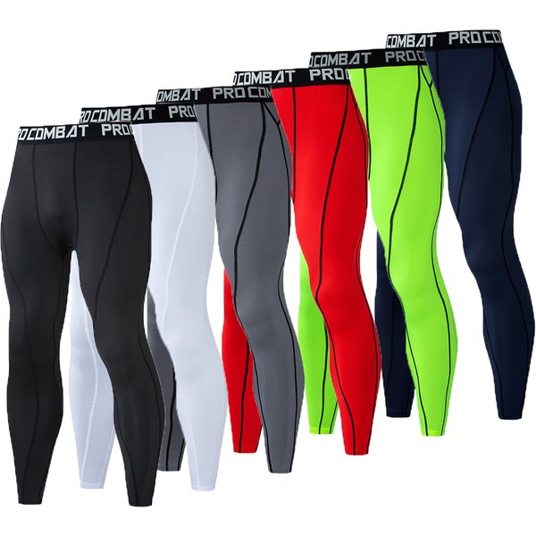 New Compression Pants Leggings Men Running Sport Quick Dry Pants Fitness Training Trousers Male Workout Clothing