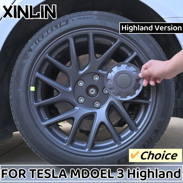 4er-Set Radnabenabdeckungen Performance Ersatz-Radkappen für Tesla Model 3 Highland 18-Zoll 2024-2026 Zubehör