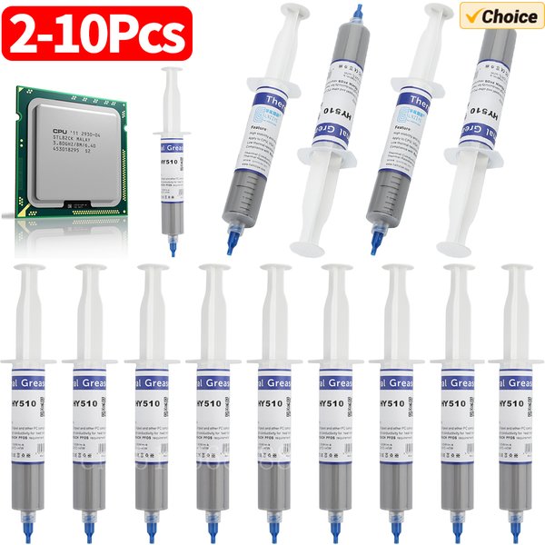 2-10Pcs 30g HY510 Wärmeleitende Fett Paste Grau Silikon Fett Paste Verbindung ungiftig GPU CPU Chipsatz kühlung Werkzeuge