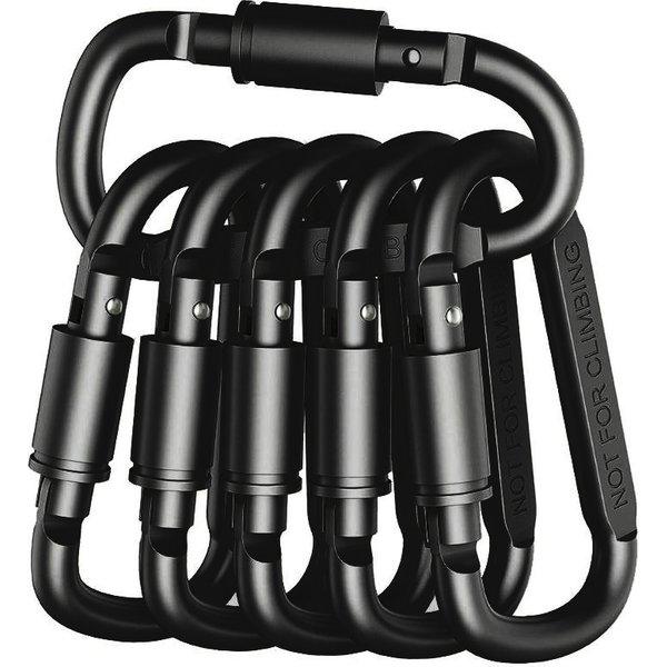 4-6PCS Karabiner Set Für Schlüssel Camping Überleben EDC Outdoor Schlüsselbund Clip Legierung Aluminium Taktische Karabiner Haken Karabiner