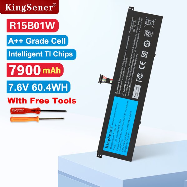 KingSener R15B01W Neue Laptop Batterie Für Xiaomi Pro 15,6 "GTX TM1701 Serie Notebook 7,6 V 7900 mAh 60,04 WH Kostenlose Tools