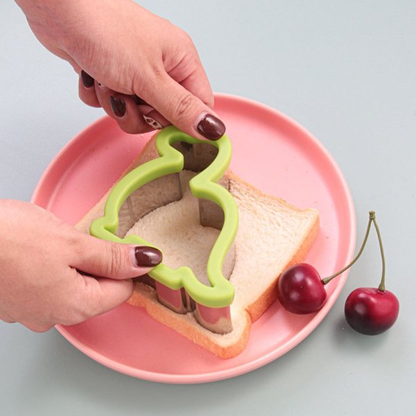 Moule de découpe de sandwich de dessin animé en acier inoxydable, moule à gâteau de pain grillé, moule de découpe de légumes, moule à biscuits 1 pièce