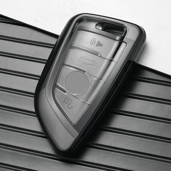 Transparente Tpu Auto Schlüssel Fall Abdeckung für Bmw F20 G20 G30 X1 X3 X4 X5 G05 X6 X7 G11 F15 F16 G01 G02 F48 Zubehör Halter Shell