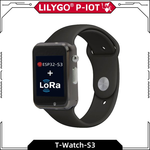 LILYGO® T-Watch-S3 ESP32-S3 LoRa Montre Intégré WIFI Bluetooth LoRa Capteur Mic Haut-Parleur Moteur De Vibration Programmable Tactile