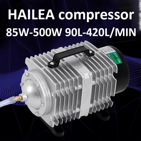 HAILEA ACO Aquarium Electromagnetic Air Pump Aeration Pump High Power Oxygen Pump Aerator Oxygenator Fish Pond 300W 380W 500W