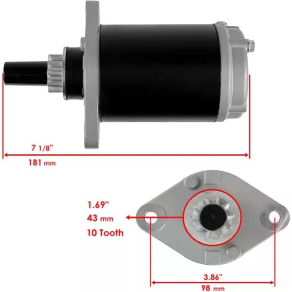 Motorcycle 12V ATV starter motorfor Tecumseh Motor 36795 36264 Ohv135 Ohv14 112565 410-22016 STR-1008 9980 435-355 2-2339 5754
