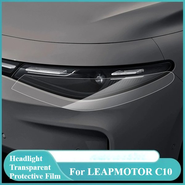 Für LEAPMOTOR C10 Scheinwerfer Transparente Schutzfolie TPU Scheinwerfer Ändern Film Hinten Rücklicht Auto Modifikation Zubehör