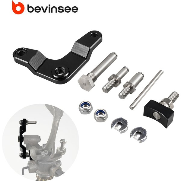 BEVINSEE Aluminium-Relaishebel-Baugruppe für MQ250 5-Gang für VW für Golf MK4 MK5 MK6 für Jetta MK4 für Audi A3 8P TT MK1
