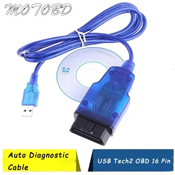 Für Opel Tech 2 USB-Diagnosekabel mit FTDI FT232 Chip OBD2 Auto-Anschlüsse für OPEL Tech 2 USB-Schnittstellen-Scanner-Tool
