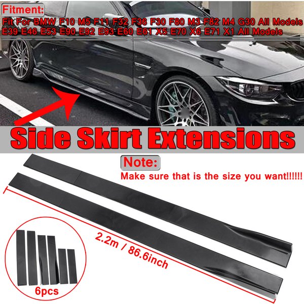 F30 F80 Auto-Seitenschweller, Diffusor-Splitter, Winglets für BMW F30 F80 M3 F82 M4 3er-Serie 320i 325i 330i 335i 340i