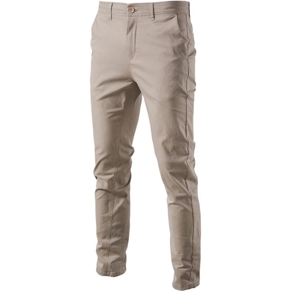 AIOPESON Casual Baumwolle Männer Hosen Einfarbig Slim Fit männer Hosen Neue Frühling Herbst Hohe Qualität Klassische Business Hosen männer