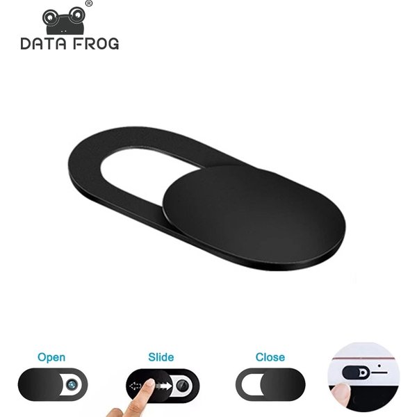 DATA FROG-Couverture de webcam pour ordinateur portable, obturateur magnétique, curseur en plastique, autocollant de confidentialité pour PC, Macbook, couverture d'appareil photo, iPad, iPhone