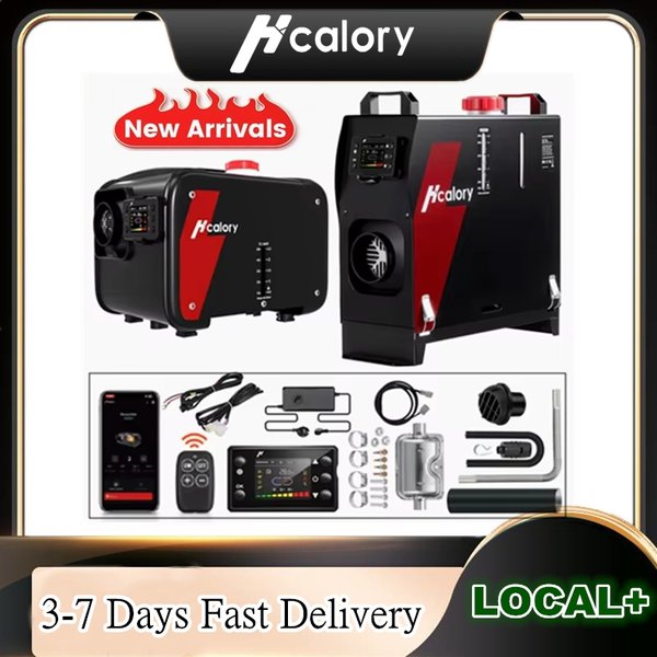 Hcalory Wszystko w jednym Nagrzewnica samochodowa Ogrzewanie 12V 5-8kW Diesel Nagrzewnica powietrza Jednootworowy monitor LCD Podgrzewacz parkowania do samochodu ciężarowego Autobus