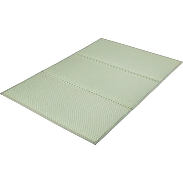 Tapis Tatami Japonais Pliable SucceBuy (Herbe de Japon Naturelle) Matelas de Sol Japonais avec Support pour Dormir et Méditer