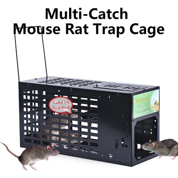 Cage piège à souris pour souris et rats, haute sensibilité, efficace et réutilisable, pour une capture continue/lutte antiparasitaire
