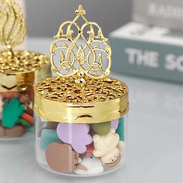 Boîte à bonbons en plastique transparent, 6 pièces, coffrets cadeaux de mariage pour réception-cadeau pour bébé, boîtes à chocolat pour cadeaux, conteneur de rangement de bijoux