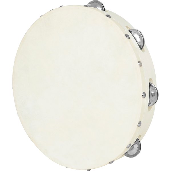 10-Zoll-Tamburin, Schaffell-Tamburin, Holz-Tamburin, Percussion-Instrumente, geeignet für die Aufklärung