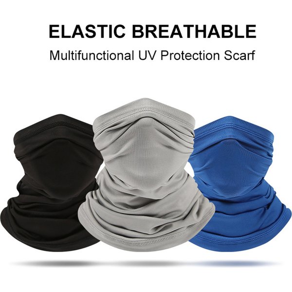 Bandana multifonctionnel anti-UV pour l'extérieur, cache-cou, cache-visage, couvre-tête, bandeau, bonnet pour la pêche, la randonnée et le cyclisme