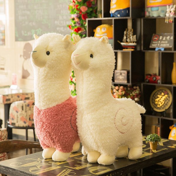 Jouets en peluche Alpacasso pour enfants, poupées en peluche douces, beaux oreillers en alpaga, cadeau d'anniversaire et de Noël pour filles, mode Kawaii, 28cm
