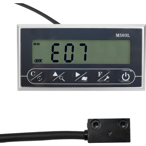 Magnetische Waage Dro M503L Integrierte eingebettete Messung Linear Encoder Digitalanzeige zum Fräsen Schleifen Stein Holzschneiden