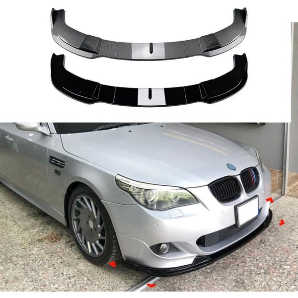 For BMW 5 Series E60 E61 M Sport 2005-2010 Accessories Front Bumper Spoiler Lip Upgrade Kit