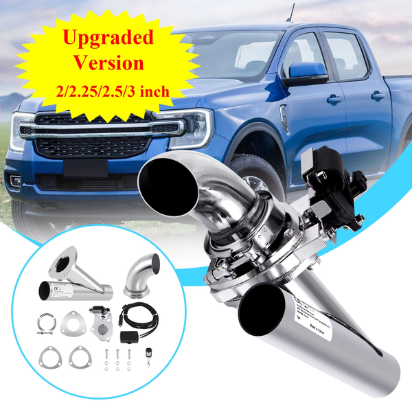 2/2.25/2.5/3Inch Electric Exhaust Cutout Valve Kit Remote Control Exhaust Pipe Muffler Switch System Car Performance Accessories