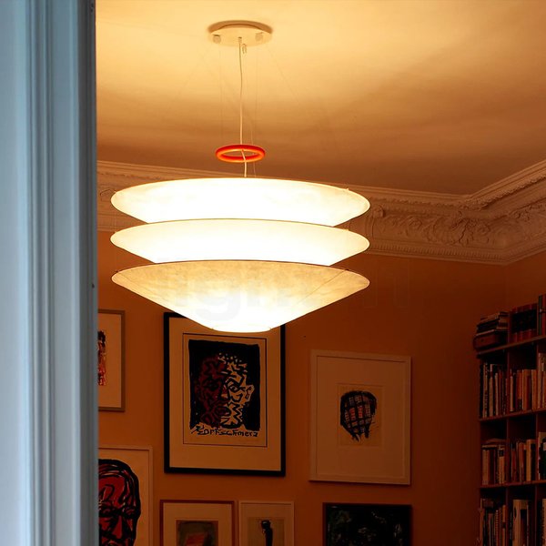 Floatation suspension lampe nordique papier abat-jour Suspension lampe salon Bar décor à la maison chambre Loft salle à manger suspendus lumières