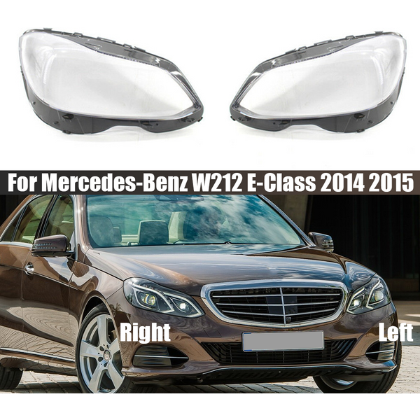 Couvercle d'objectif transparent pour lumière de sauna, abat-jour d'origine, coque de lampe de sauna, Mercedes Benz W212 Classe E 2014 2015, remplacer l'abat-jour d'origine