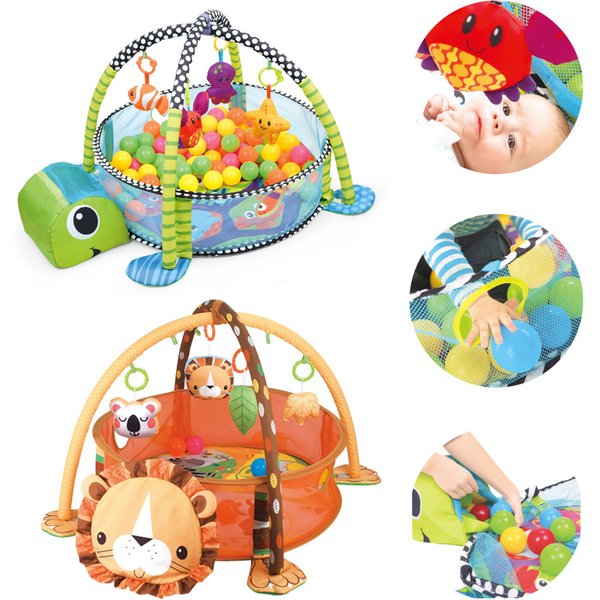 Baby Fitness Frame Crawling Blanket Multifunctional Fence Crawling Mat With Cloth Book Infant Rug Enlightenment Toys Game Mat