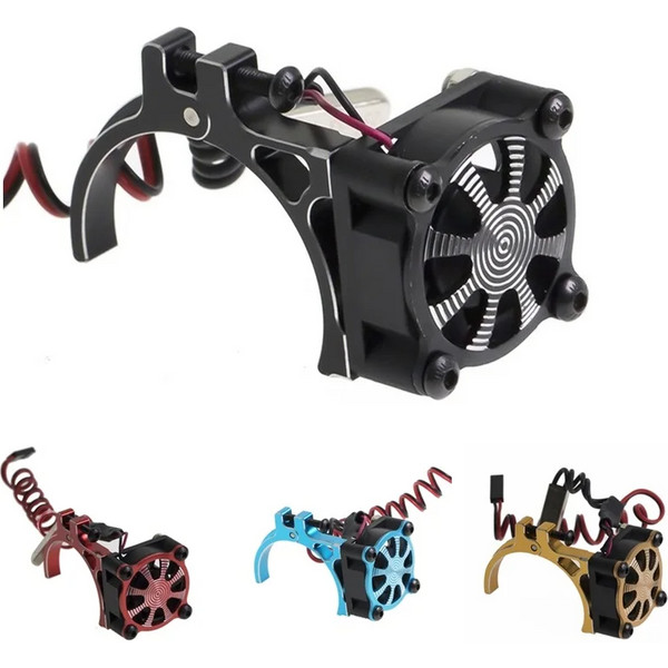 540 550 3650 3660 Motor Kühlkörper Lüfter mit Thermosensor für 1/8 1/10 RC Auto Axial SCX10 Traxxas TRX4 Tamiya
