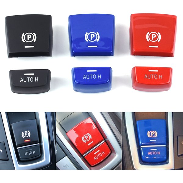 Couvercle de bouton H automatique pour interrupteur de stationnement de frein à main électronique, pour BMW 5 6 7 X3 X4 X5 X6 F01 F02 F07 F10 F06 F25 F26 F15 F16