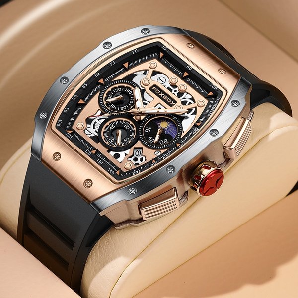 2024 neue Sport uhr Herren Top-Marke Luxus Herren Uhren Geschäft wasserdicht Militär Quarz Chronograph Armbanduhr montre homme