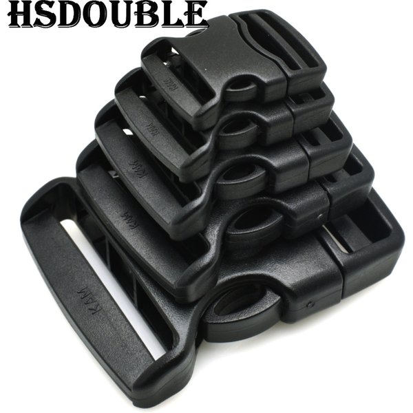10 pièces/paquet 20mm 25mm 32mm 38mm 50mm sangle boucle détachable pour les arrière-plans de Sports de plein air sacs d'étudiant bagages accessoires de voyage