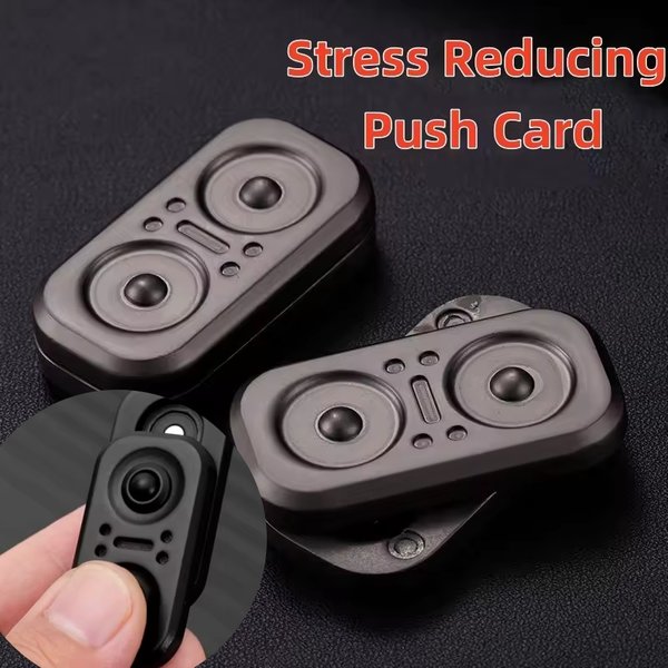 EDC Eule Fidget Slider Magnetischer Metall Push Slider Fidget Spinner Erwachsene Antistress Stress Relief Hand Spinner ADHS Autismus Spielzeug Geschenk