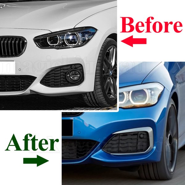 Couvercle de grille de phare antibrouillard pour pare-choc avant, M135i M140i, pour BMW série 1 F20 F21 114d 116d 118d 120d 125d Lci 2015 2016 2017 2018