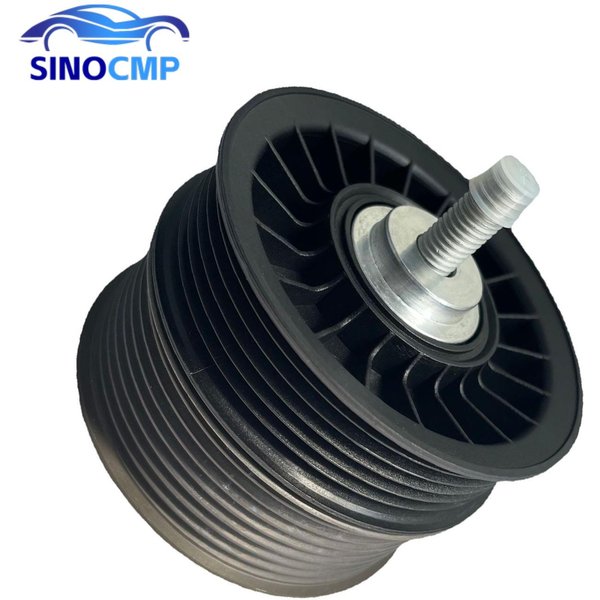 New Supercharger Double Pulley Drive Belt Idler Pulley Set 1132020419A 1132020419 For M113K CLS55 SL55 S55 G55 AMG 2003-2008