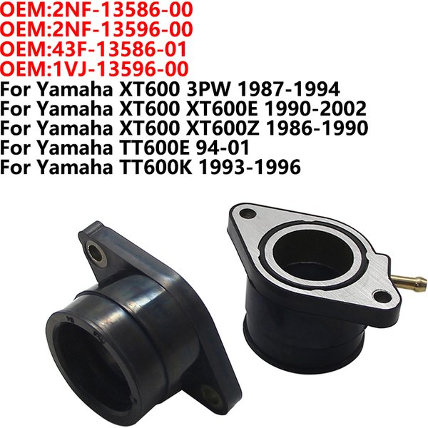 Vergaser-Ansaugkleberverteiler für Yamaha XT600 XT600E XT600Z TT600E TT600K 1VJ-13596-00 43F-13586-01 2NF-13596-00 2NF-13586-00