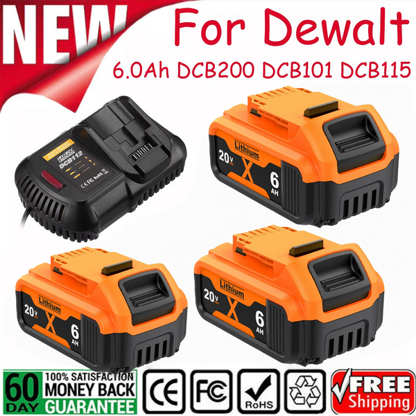 Battool Original 7.5ah Batterie für Dewalt DCB200 Ersatz Li-Ionen Batterie für dcb205 dcb201 dcb203 Elektro werkzeug Batterien