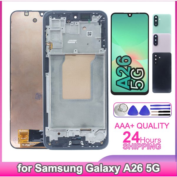 Écran LCD de haute qualité pour Samsung Galaxy A26 5G, assemblage numériseur d'écran tactile pour Samsung A26 5G