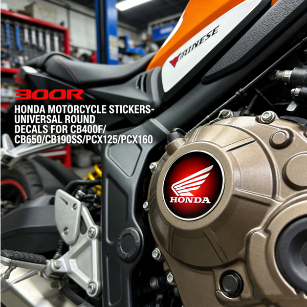 Honda Aufkleber Cb400f CB650 CB190SS Motorradzubehör Rundes Universaletikett Motorradaufkleber Pcx125 Pcx160