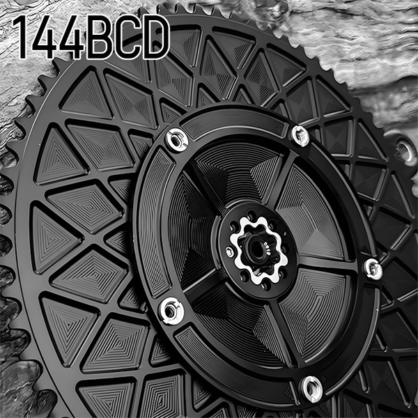 144 Bcd Kettenblatt 144bcd Single Speed Kettenblatt 5 Löcher Aero Narrow Wide Crown 42 44 46 48 Zähne Kettenrad Fixed Gear Rennrad
