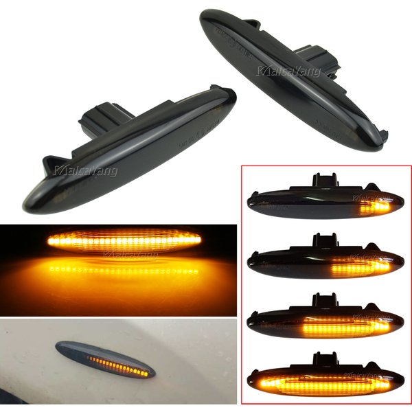 2Pcs Für Lexus IS250 IS350 SC430 Toyota MARK X REIZ CROWN UZZ40 Highlander Camry 40 LED Dynamische Seite Marker blinker Licht