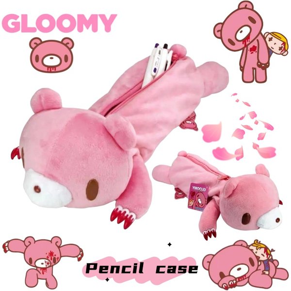 Bandai Gloomy Bear Animation Cartoon Niedlicher rosa Paupa-Bär Schüler-Schreibwarentasche Girly Heart Aufbewahrungstasche mit großem Fassungsvermögen Geschenk