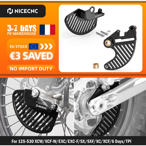 2024 2025 2026 Für KTM EXC 300 EXC 250 EXC-F 350 SX-F 250 SXF 450 XC-F 350 Vorderer Hinterer Bremsscheibenschutz Für Husqvarna TE 300 FE 250 FE 350 FE 450 GasGas EC 300 EC 250